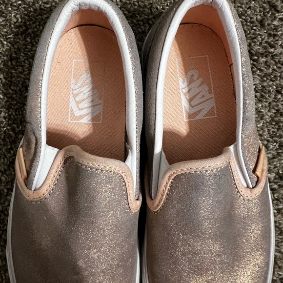 Pink glitter slip on vans - Picture 2 of 5